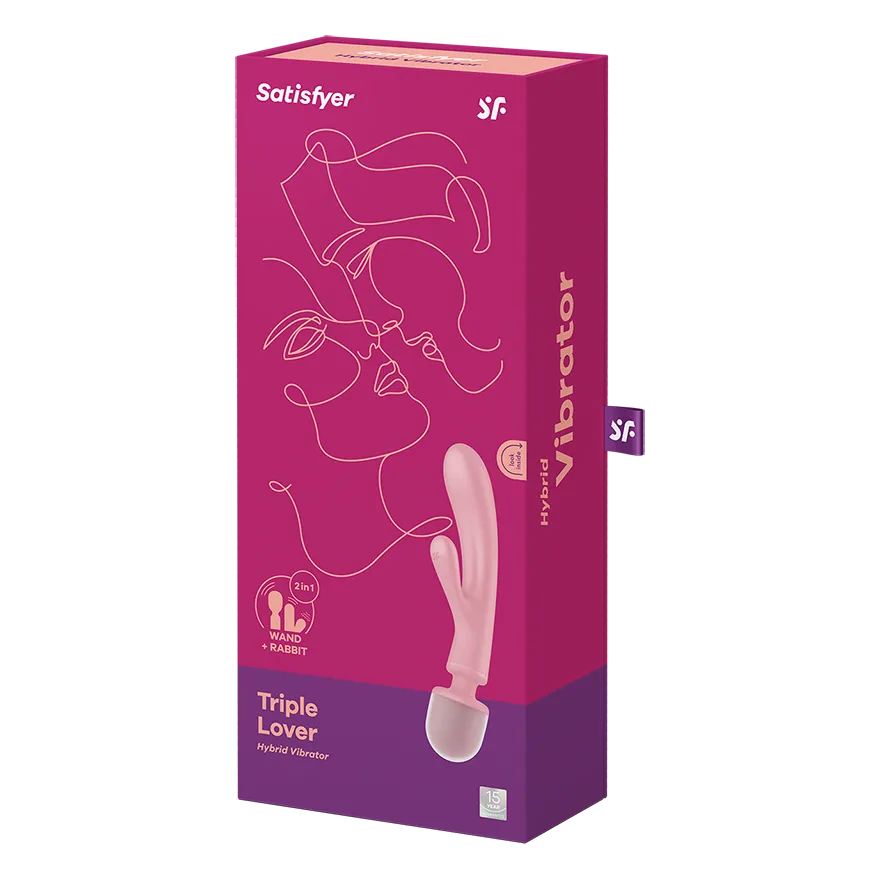 вибратор 2 в 1 satisfyer triple lover pink 018218sa в Мурманске