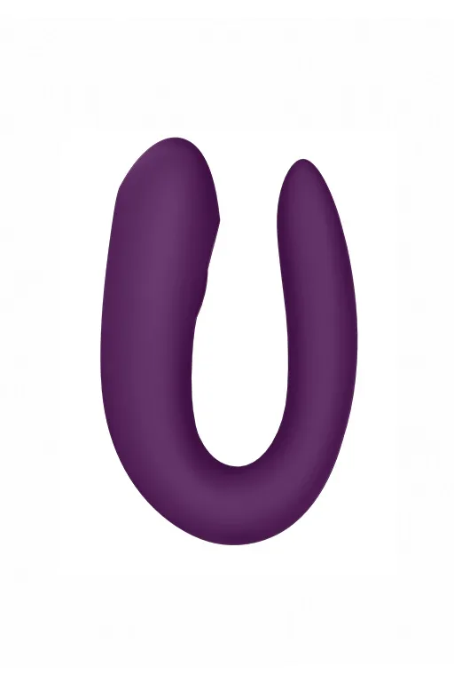 парный вибратор satisfyer double joy с возможностью управления через приложение (фиолетовый) в Мурманске