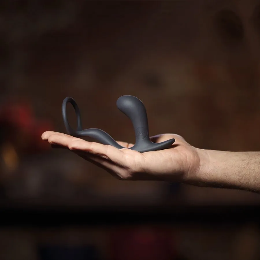 кольцо эрекционное с пробкой fun factory bootie ring, чёрное в Мурманске