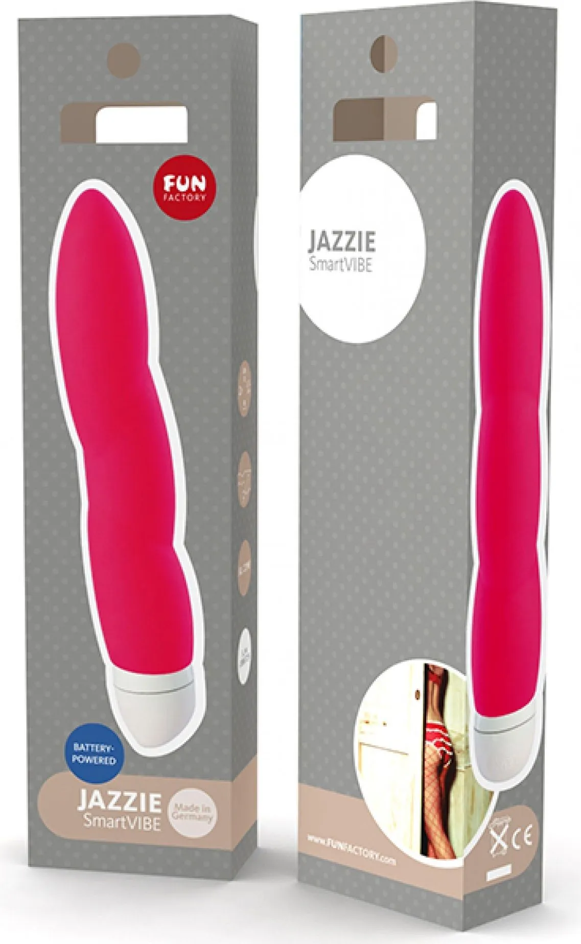 вибратор fun factory jazzie, розовый в Мурманске