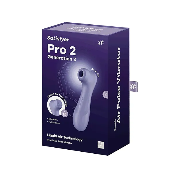 клиторальный вибростимулятор pro 2 generation 3 with liquid air, сиреневый в Мурманске