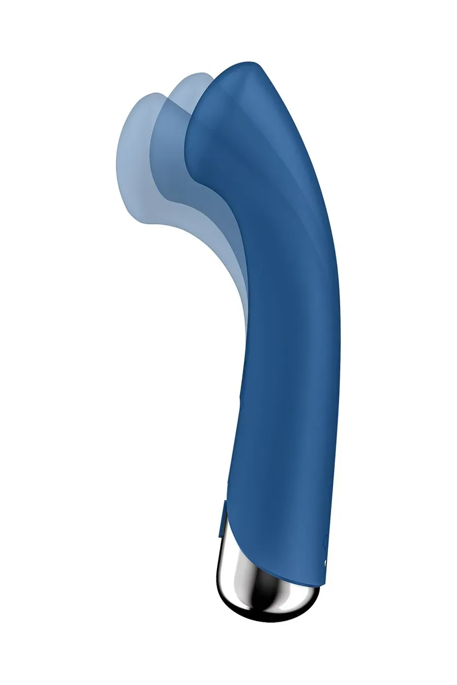 вибратор для точки g с ротацией satisfyer spinning g-spot 1, силикон, синий, 16,8 см в Мурманске