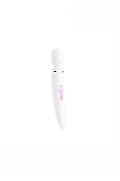 универсальный вибромассажер satisfyer wand-er woman (white/chrome) в Мурманске