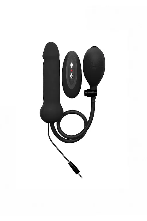 надувной вибрационный фаллоимитатор inflatable vibrating silicone dong в Мурманске