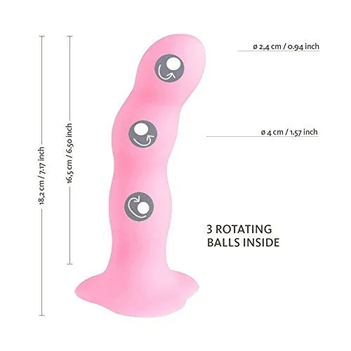 фаллоимитатор fun factory bouncer, розовый в Мурманске