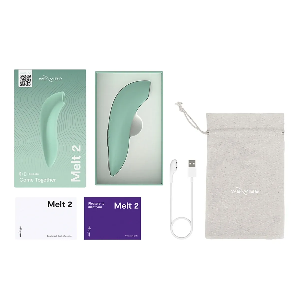 вибромассажёр we-vibe melt 2, шалфей в Мурманске