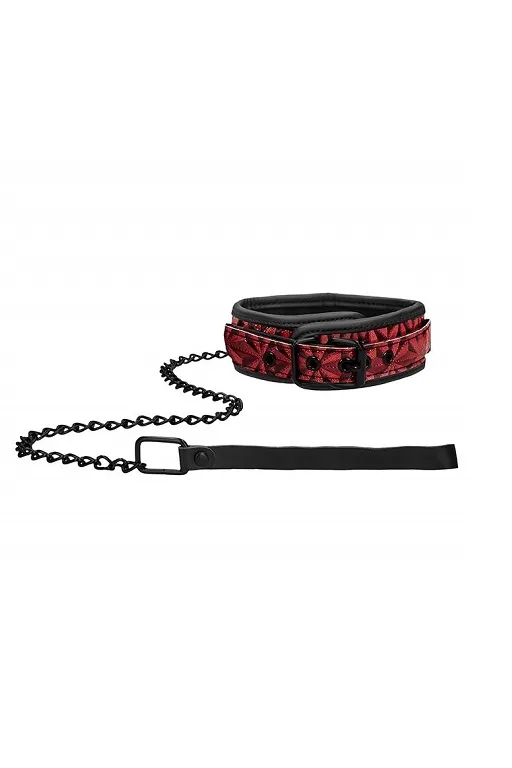 широкий ошейник с поводком luxury collar with leash в Мурманске