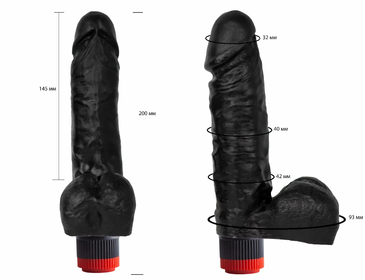 вибромассажер черный  411400ru в Мурманске