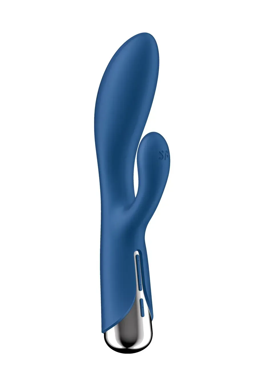 вибратор-кролик с ротацией satisfyer spinning rabbit 1, силикон, синий, 20,5 см в Мурманске
