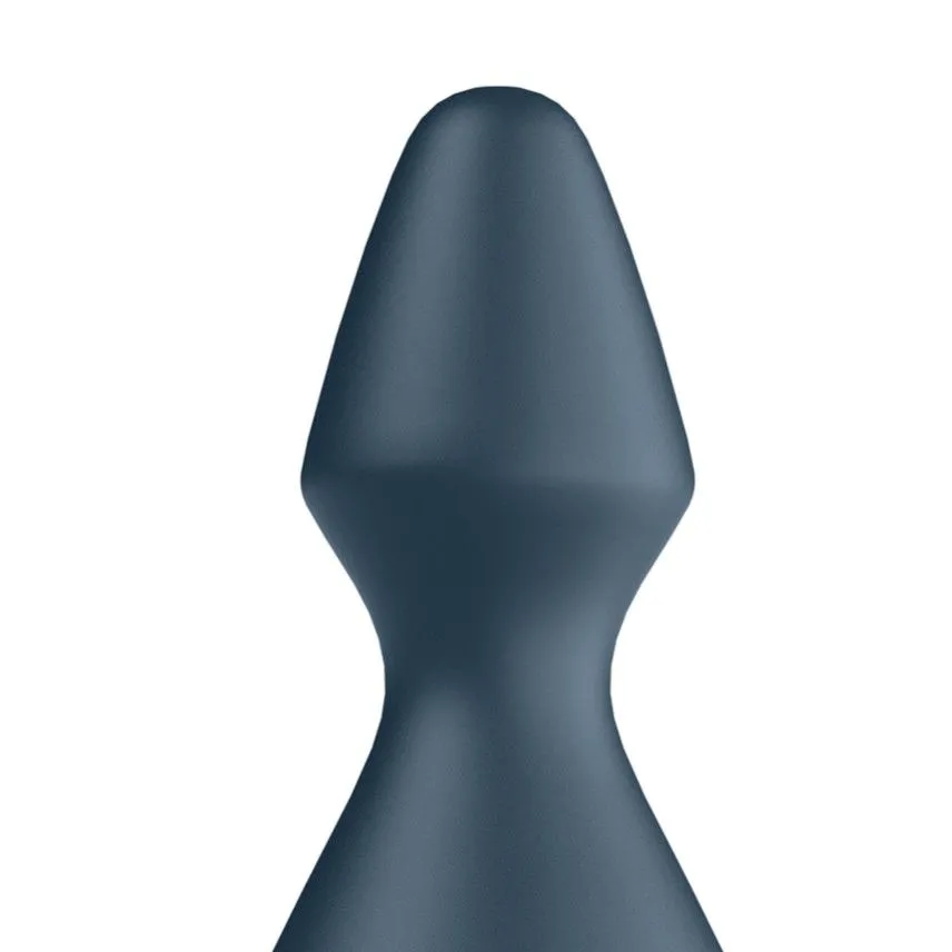 пробка анальная с вибрацией satisfyer lolli plug 1, серая в Мурманске