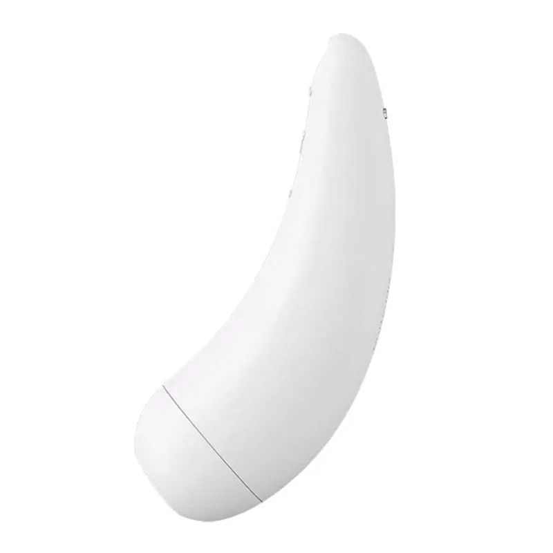 вакуум-волновой бесконтактный стимулятор клитора satisfyer curvy 2+, белый в Мурманске