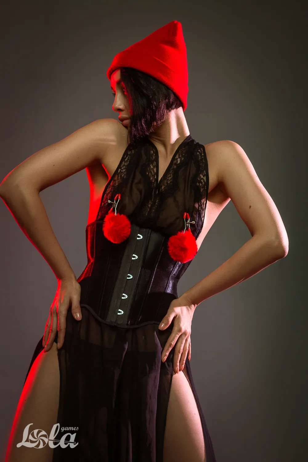 зажимы на cоски party hard angelic red 1140-03lola в Мурманске