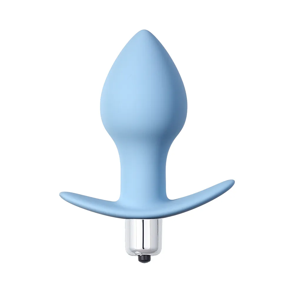 анальная пробка с вибрацией bulb anal plug blue (батарейки ааа) 5006-02lola в Мурманске