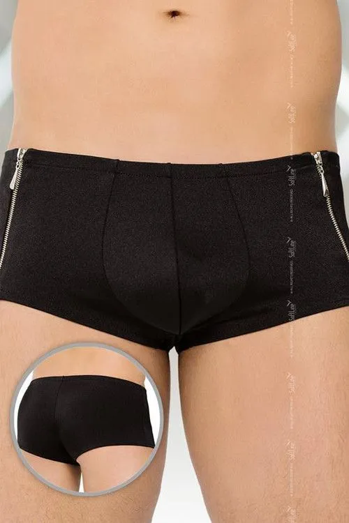 Эротическое трусы-шорты мужские softline, черные в Мурманске