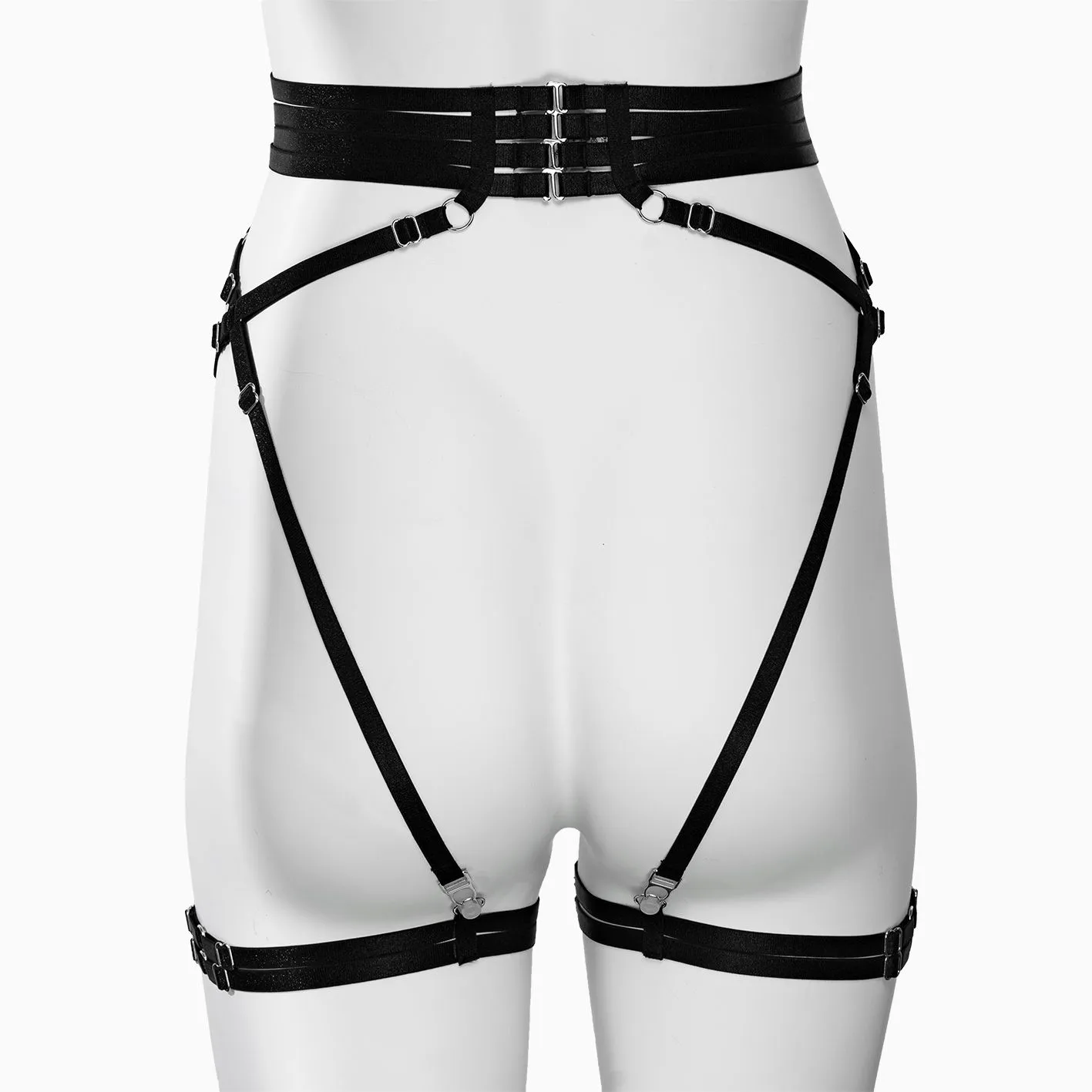 портупея pinkrabbit bandage elastic, чёрный в Мурманске