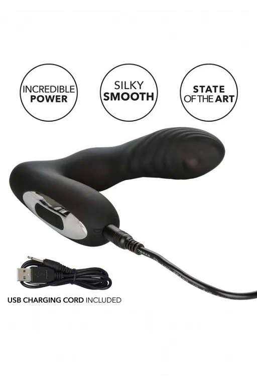 перезаряжаемый силиконовый массажер простаты roller ball probe с функцией "вращающийся шарик" в Мурманске