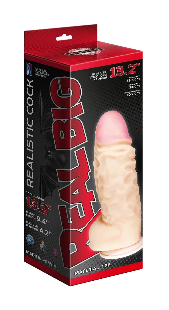 фаллоимитатор неоскин супергигант с присоской в коробке 958403ru в Мурманске