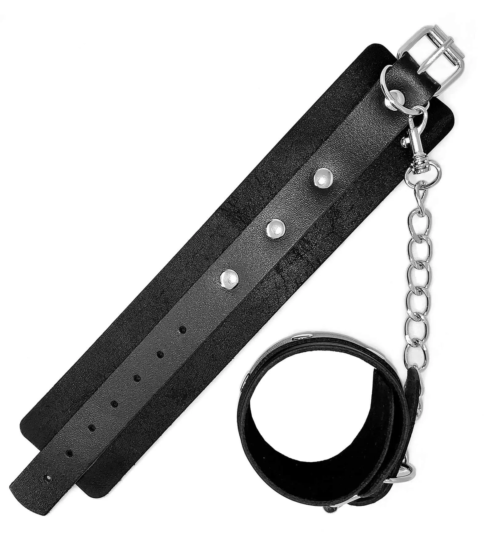 наручники декоративные с клёпками i sexy жесткое подчинение s, черные в Мурманске