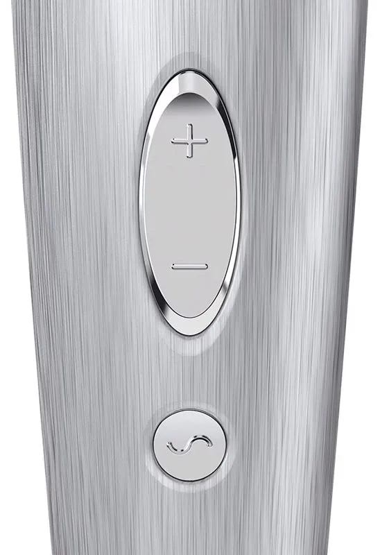 вибро-вакуумно-волновой стимулятор satisfyer high fashion, серебристый в Мурманске