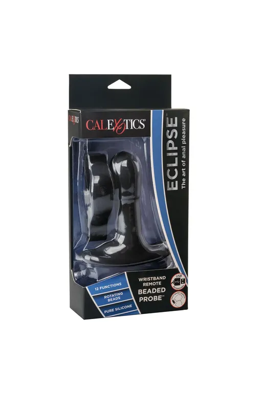 перезарежаемый анальный стимулятор beaded probe с функцией "ротации" и управлением с браслета в Мурманске