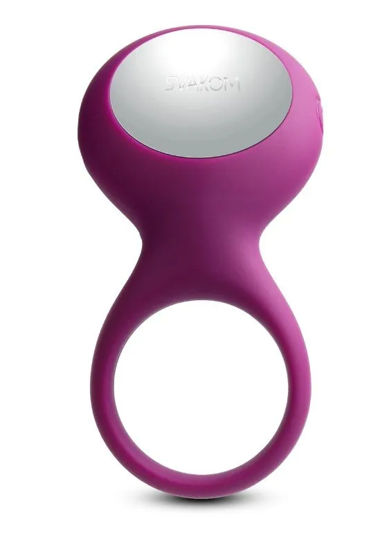 виброкольцо со стимулятором svakom tyler, фиолетовое в Мурманске