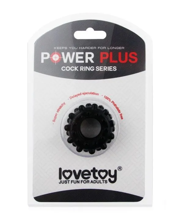 эрекционное кольцо lovetoy power plus 1433, черное в Мурманске