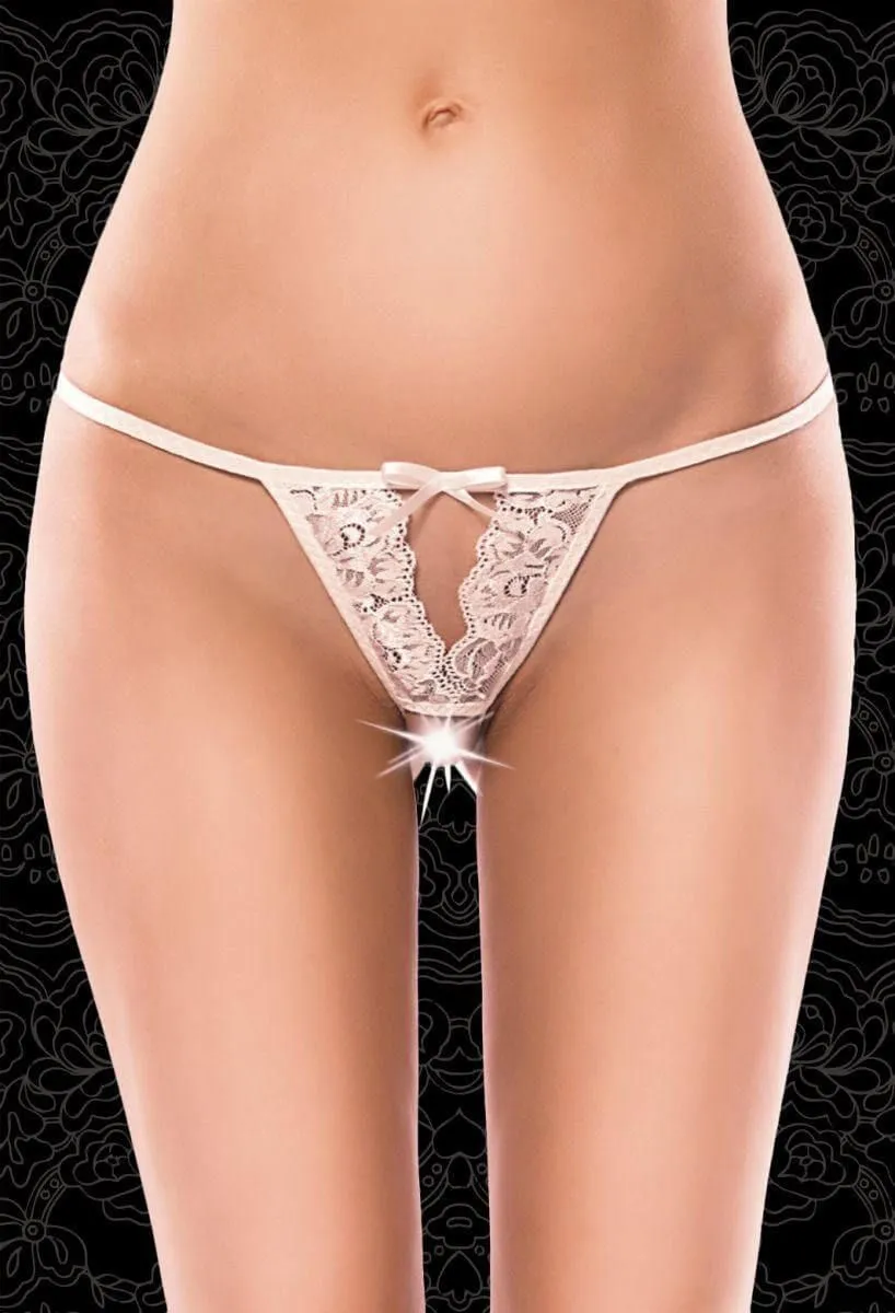 Эротическое стринги с доступом flirton 2679-1 белые в Мурманске