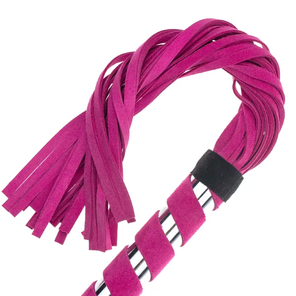 флоггер замшевый, рукоятка серпантин, хвосты 30 см в Мурманске