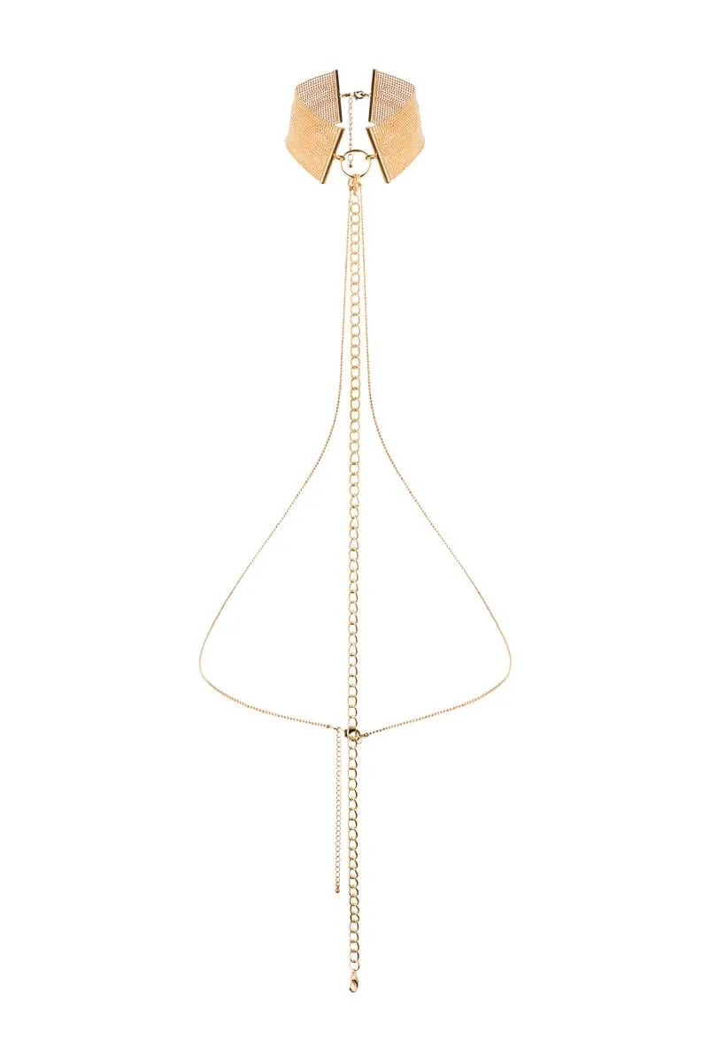 чокер bijoux indiscrets magnifique chain choker, золотистый в Мурманске