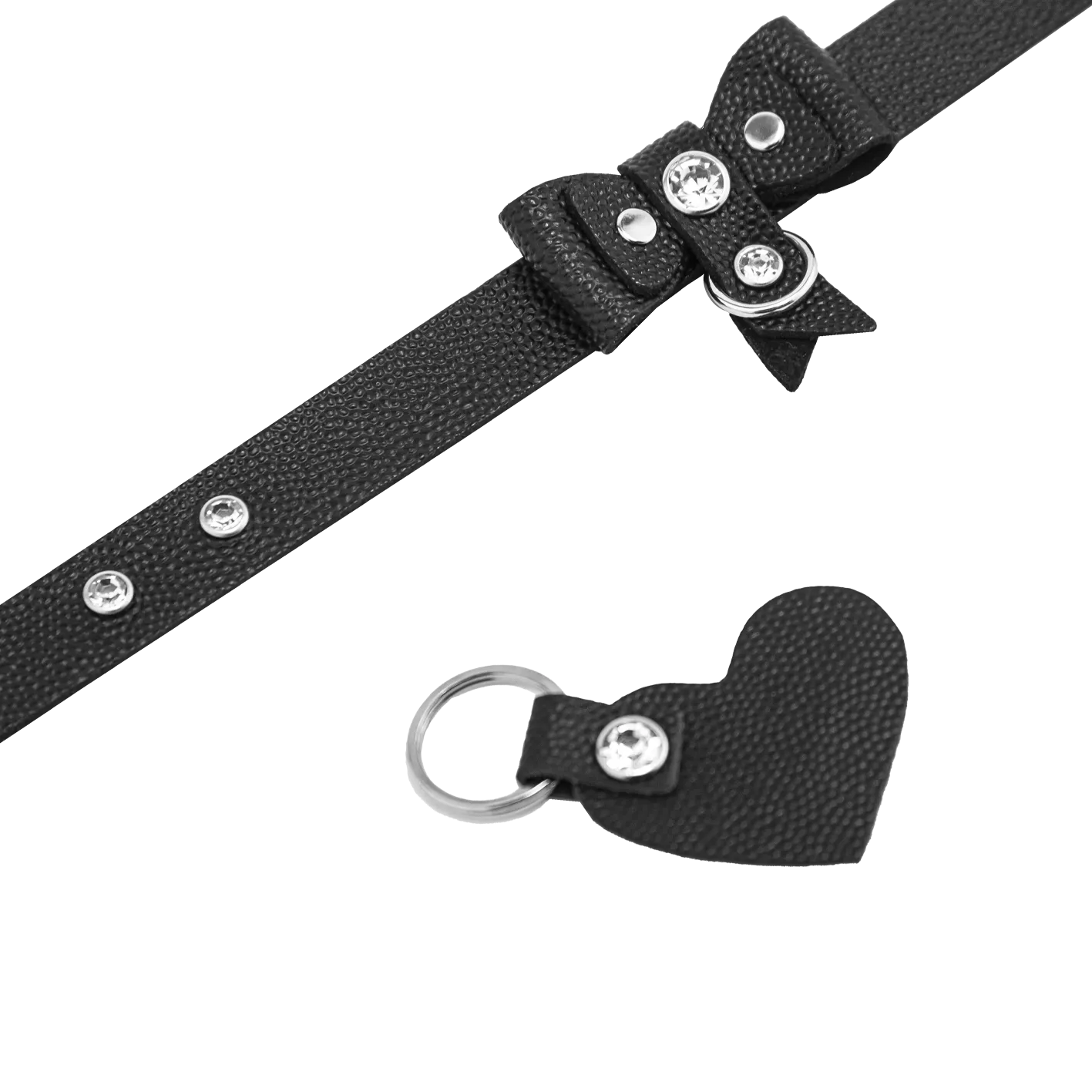 чокер бабочка со стразами, чёрный в Мурманске