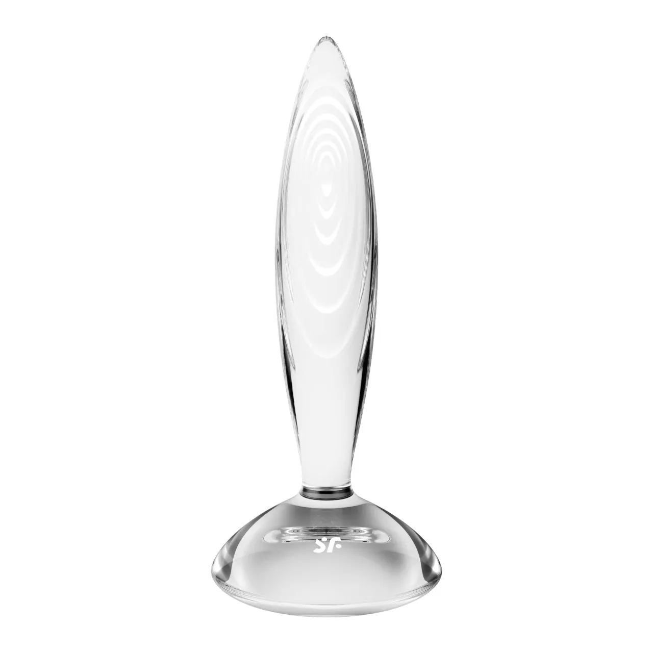 стеклянный фаллоимитатор satisfyer sparkling crystal (прозрачный) в Мурманске