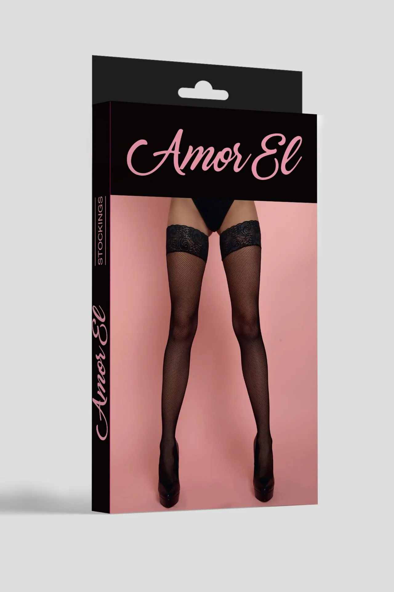 Эротическое чулки в мелкую сетку rosa vintage с рисунком сзади s/l черные в Мурманске