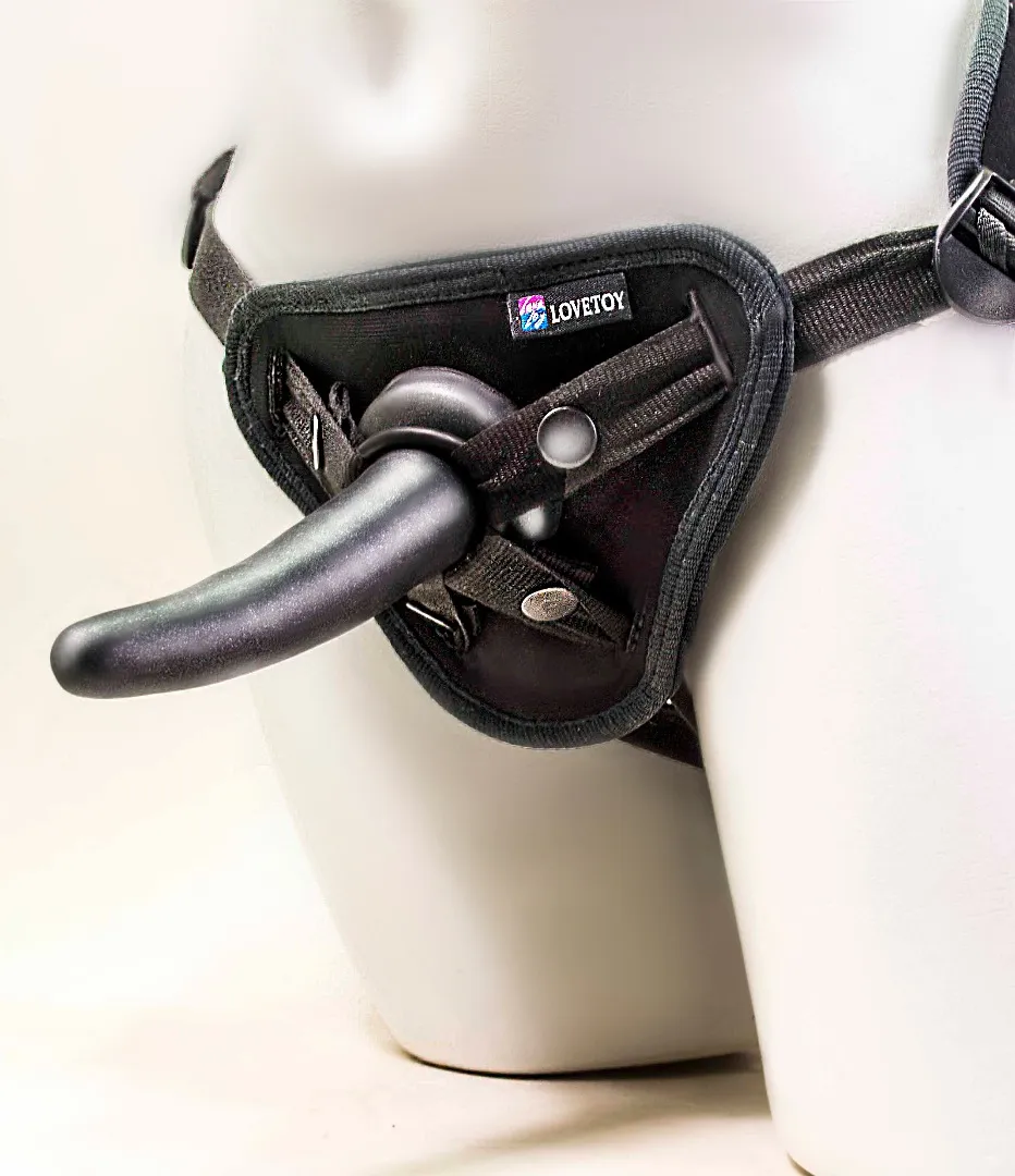 страпон с двумя насадками uni strap 7" harness best of al 532303ru в Мурманске