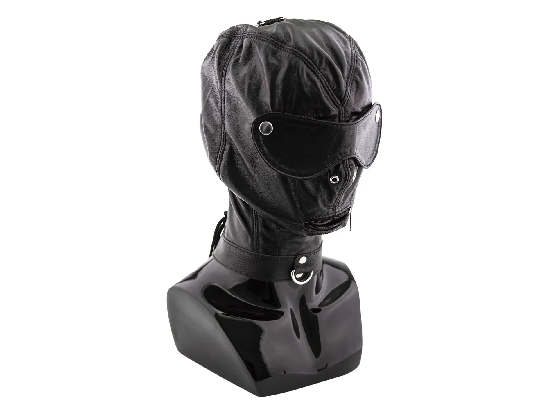 шлем pinkrabbit с ошейником и шорами, черный в Мурманске