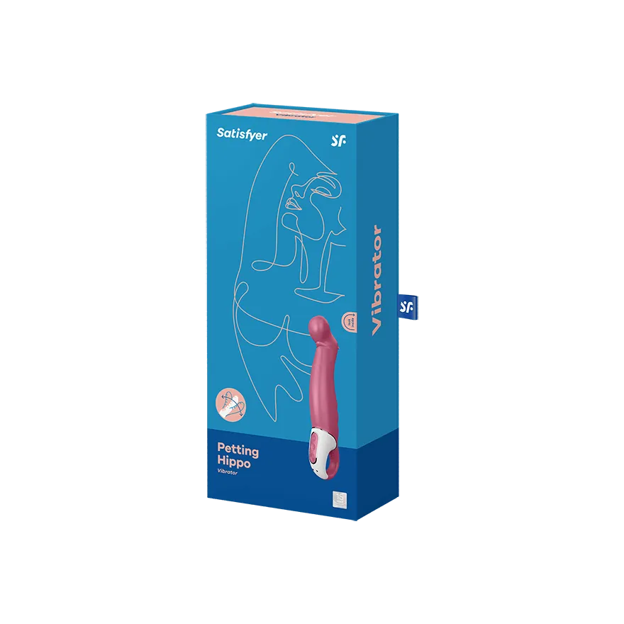 вибростимулятор satisfyer petting hippo, красный в Мурманске