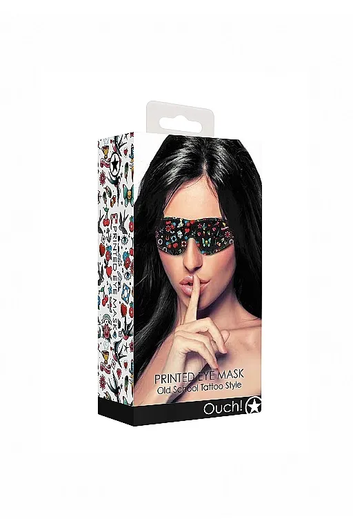 маска printed eye mask old school tattoo style в Мурманске