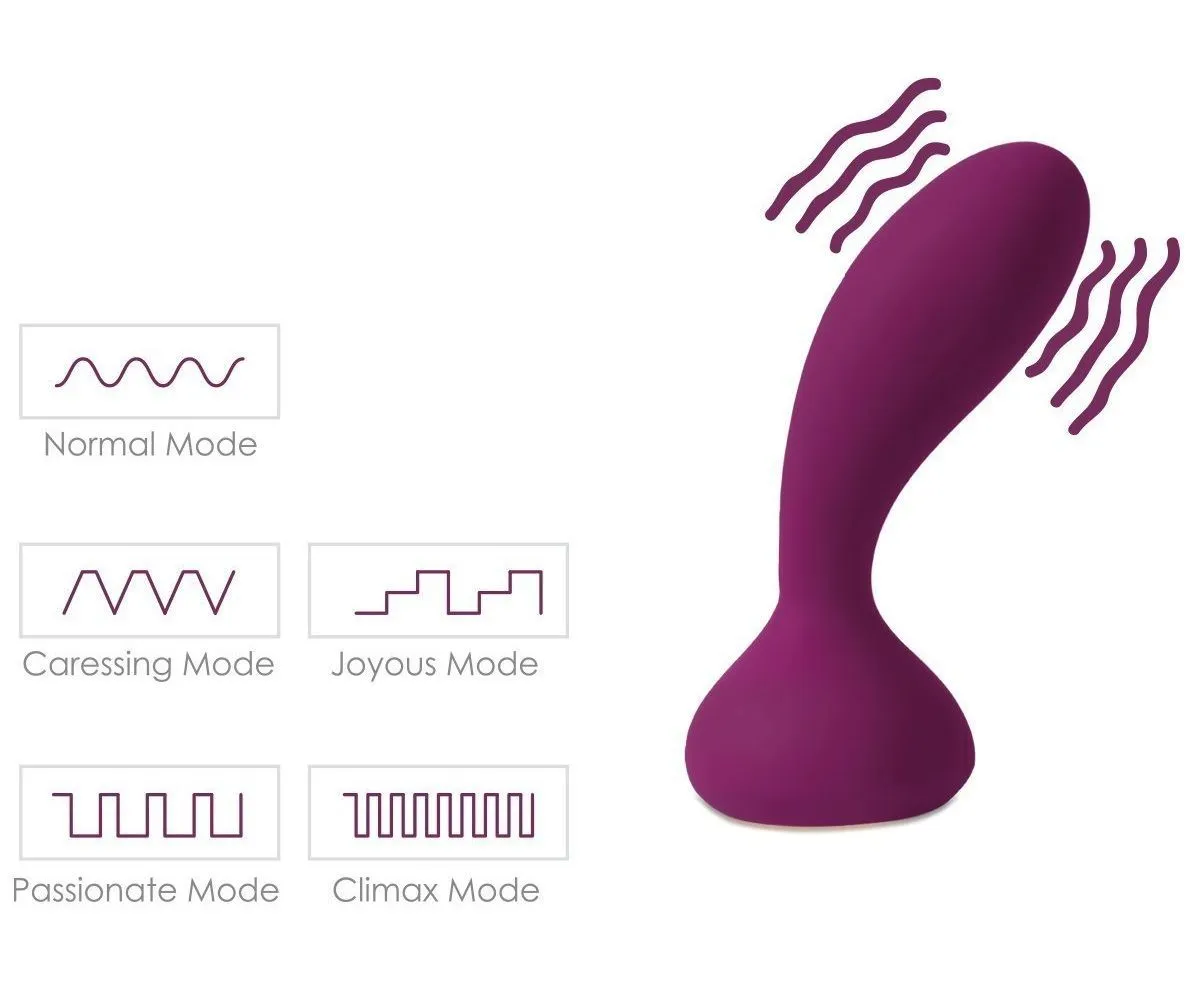 анальная пробка с вибрацией svakom judy, фиолетовая в Мурманске