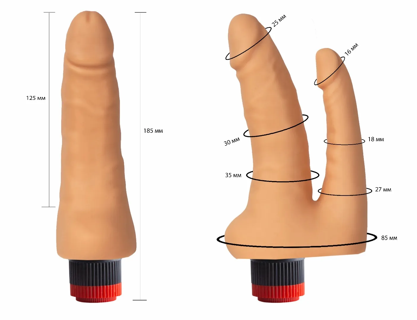 вибратор гелевый двойной 114700ru в Мурманске