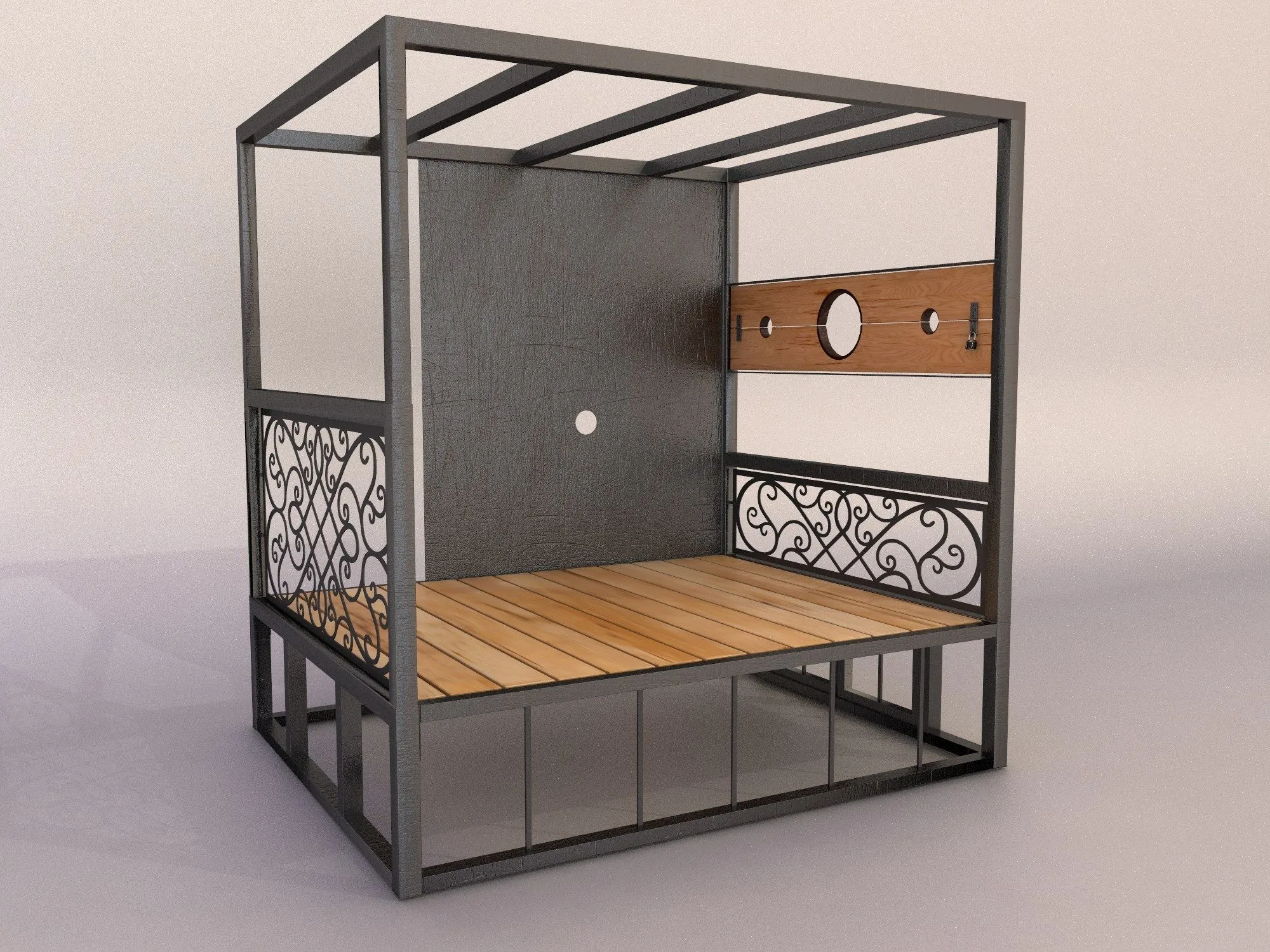 бдсм-кровать серсея с фигурной ковкой в Мурманске