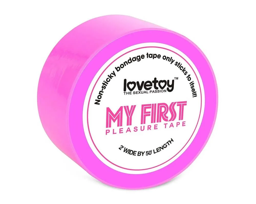 Лента для фиксации Lovetoy My First, ярко-розовая, 15 м
