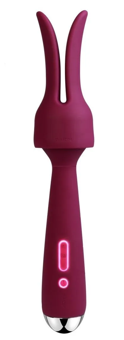 универсальный массажер с насадкой svakom emma, фиолетовый в Мурманске