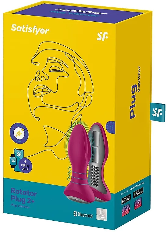 анальный стимулятор с ротацией satisfyer rotator plug 2+ 003177sa в Мурманске
