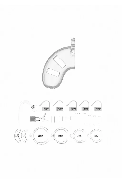 мужской пояс верности cage with plug 10 в Мурманске