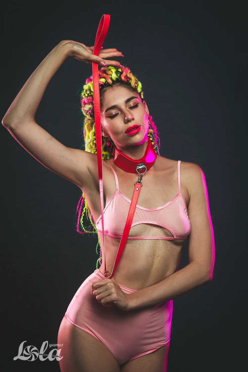 ошейник party hard circus red 1085-02lola в Мурманске