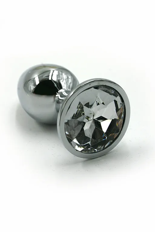 анальная пробка "medium"из аллюминия clear в Мурманске