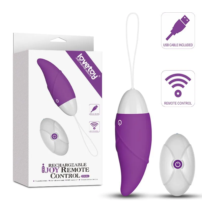 виброяйцо lovetoy ijoy rechargeable egg, фиолетовое в Мурманске