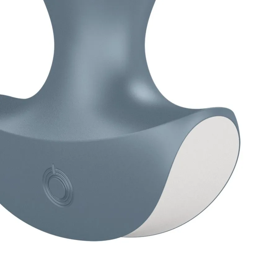 пробка анальная с вибрацией satisfyer lolli plug 2, голубая в Мурманске