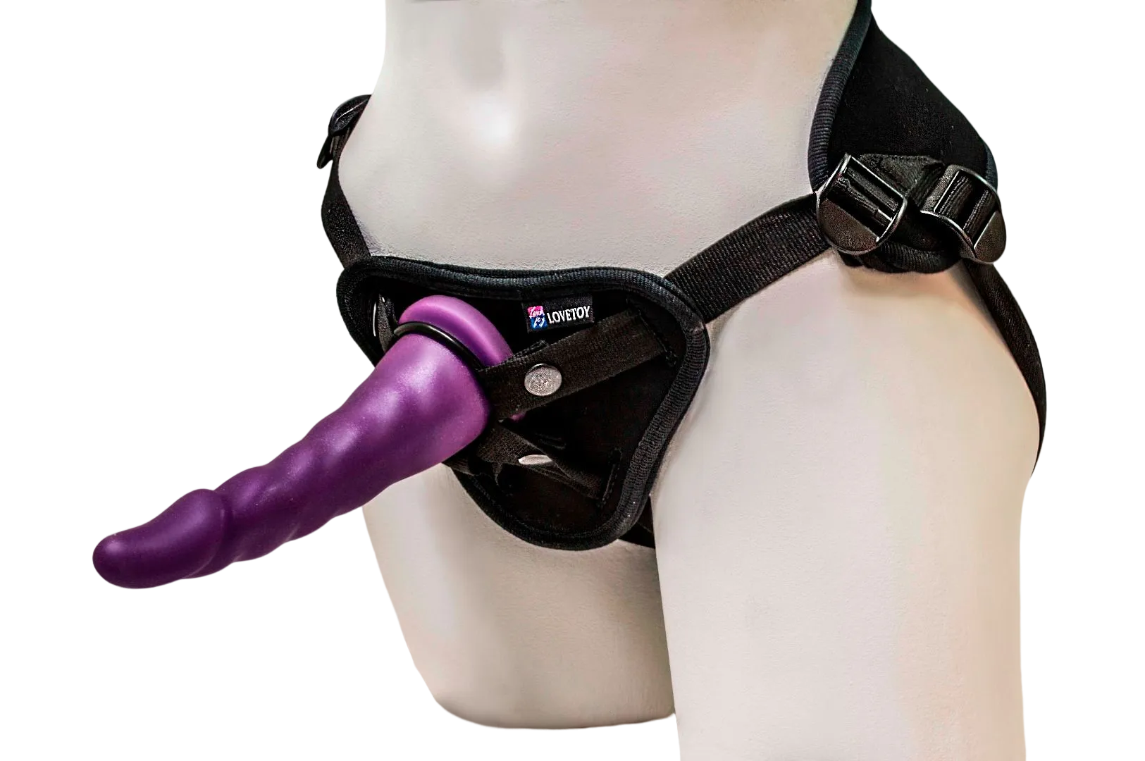 комплект lovetoy uni strap 6 harness best of all, 2 насадки в Мурманске