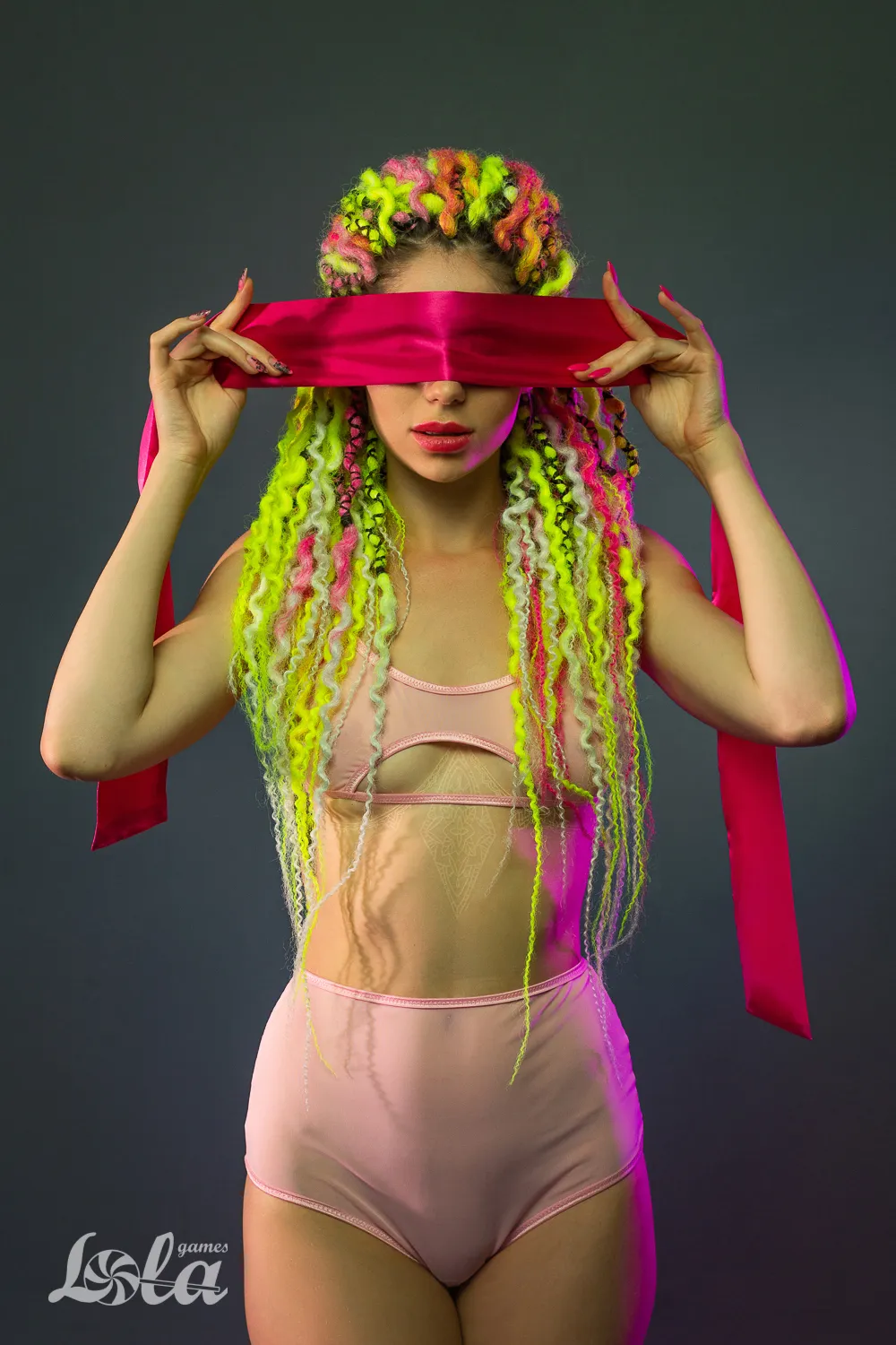 лента party hard wink pink 1142-02lola в Мурманске