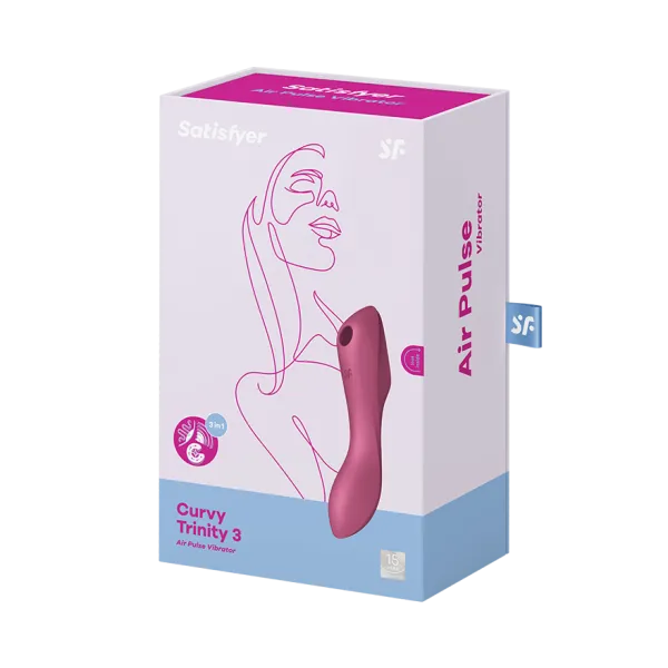 вакуумный массажер satisfyer curvy trinity 3 red 036526sa в Мурманске